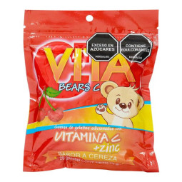 GOMAS VITABEARS C ZINC CEREZA 25 UDS (VITAMINA C)