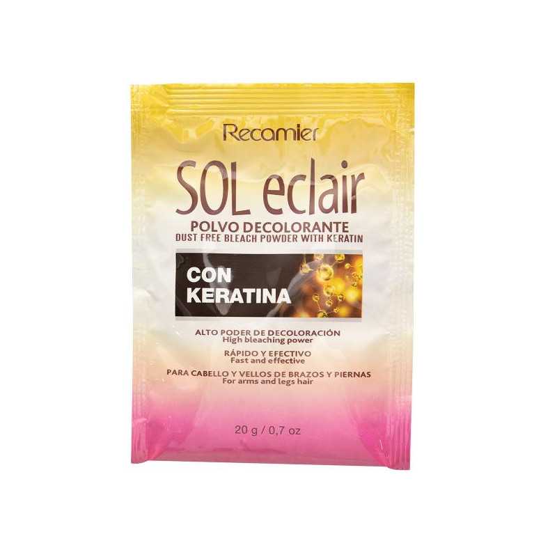 SOLECLAIR POLVO DECOLORA.KERATINA 20 GR COMPLEMENTOS TINTES 