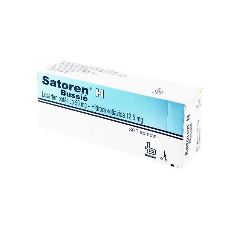 SATOREN H 50 MG 30 TABLETAS (A)(PB) LOSARTAN HIDROCLOROTIAZIDA