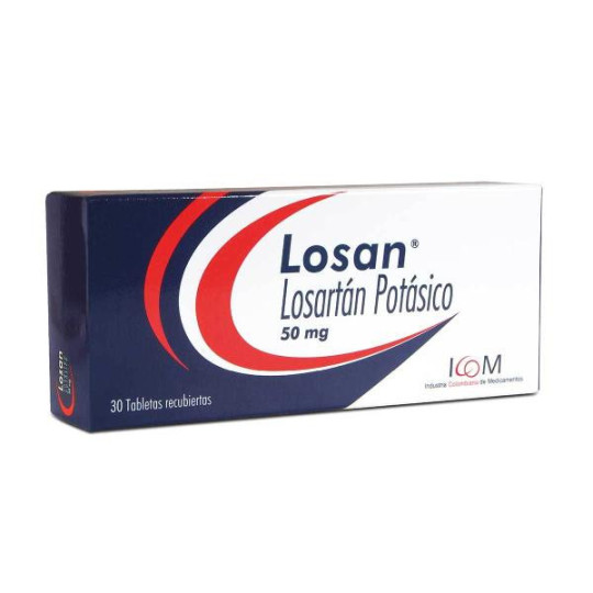 LOSAN 50 MG 30 TABLETAS (PUMCV) (LOSARTAN) LOSAN 50 MG 30 TABLETAS (PUMCV) (LOSARTAN)