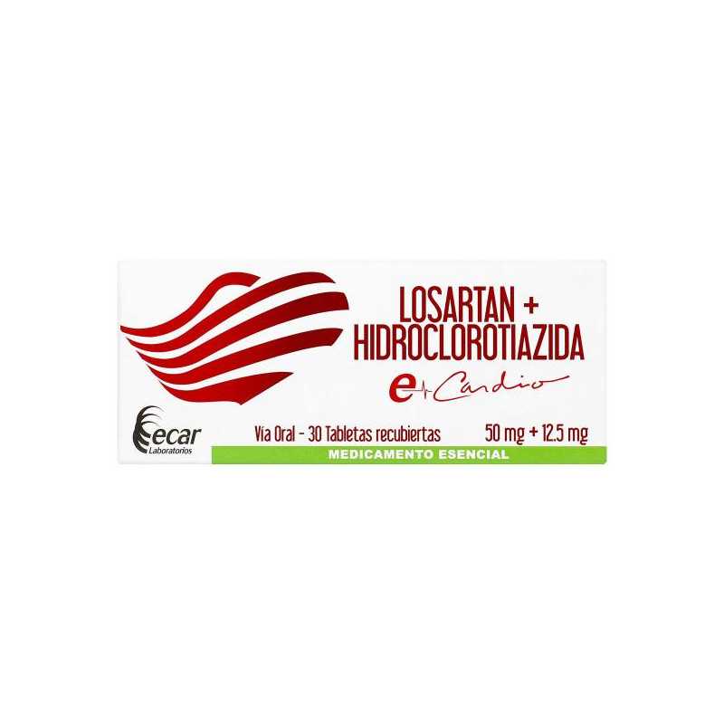 LOSARTAN 50 MG HCT 12.5 MG 30 TBS EC LOSARTAN HIDROCLOROTIAZIDA