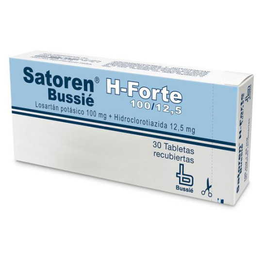 SATOREN H FORTE 100/12.5MG 30 TBS(A)(PB) LOSARTAN HIDROCLOROTIAZIDA 