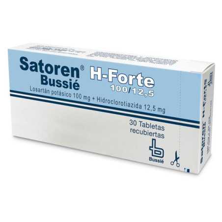 SATOREN H FORTE 100/12.5MG 30 TBS(A)(PB) LOSARTAN HIDROCLOROTIAZIDA 