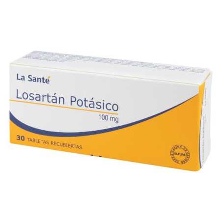 LOSARTAN POTASICO 100 MG 30 TBS LOSARTAN LS