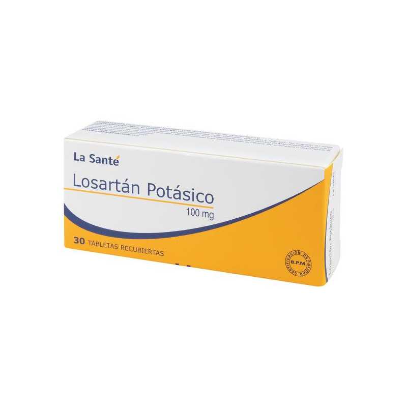 LOSARTAN POTASICO 100 MG 30 TBS LOSARTAN LS