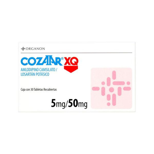 COZAAR XQ 50 MG 5 MG 30 TBS (A) LOSARTAN