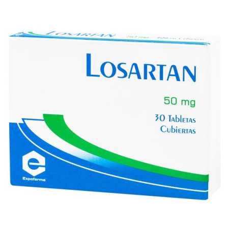 LOSARTAN 50 MG 30 TABLETAS EX LOSARTAN