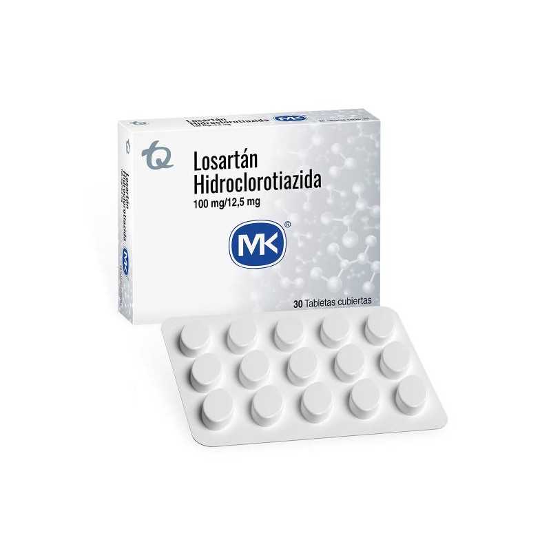 LOSARTAN 100 MG HCT 12.5 MG 30 TBS MK (PAE)