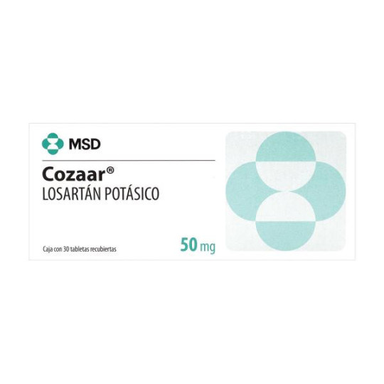 COZAAR 50 MG 30 TABLETAS (DA)(A) LOSARTAN