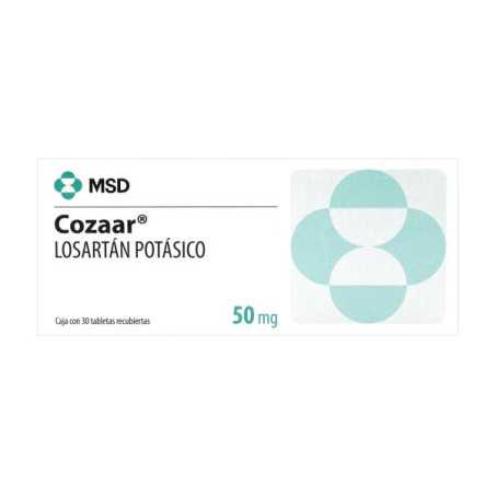 COZAAR 50 MG 30 TABLETAS (DA)(A) LOSARTAN
