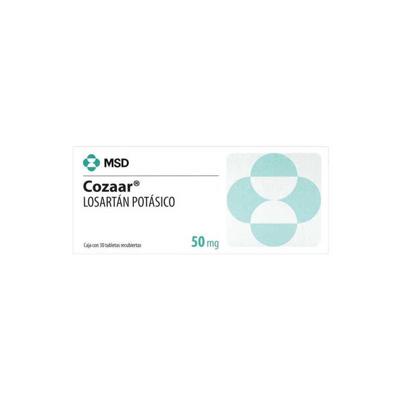 COZAAR 50 MG 30 TABLETAS (DA)(A) LOSARTAN