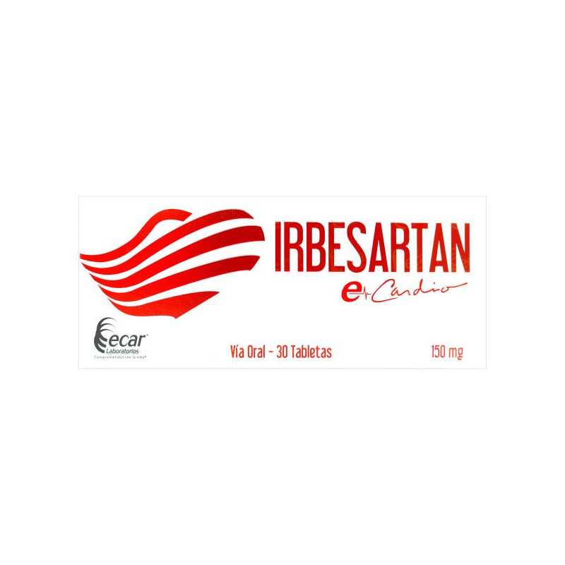 IRBESARTAN ECAR 150 MG 30 TBS(M)