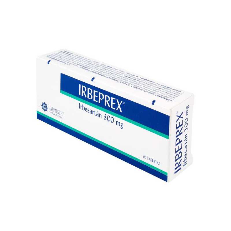IRBEPREX 300 MG 30 TABLETAS IRBESARTAN 