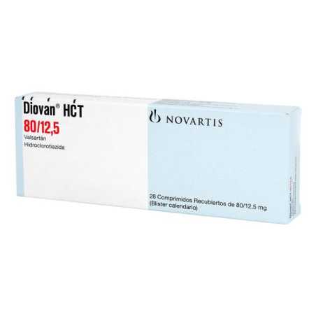 DIOVAN HCT 80/12.5 MG 28 TBS VALSARTAN-HIDROCLOROTIAZIDA