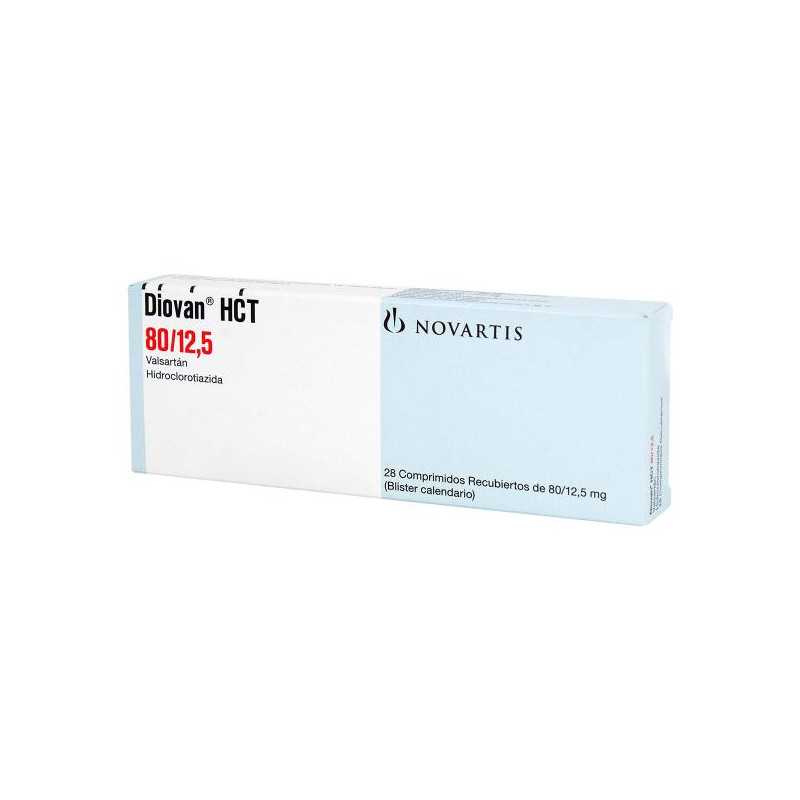 DIOVAN HCT 80/12.5 MG 28 TBS VALSARTAN-HIDROCLOROTIAZIDA DIOVAN HCT 80/12.5 MG 28 TBS VALSARTAN-HIDROCLOROTIAZIDA