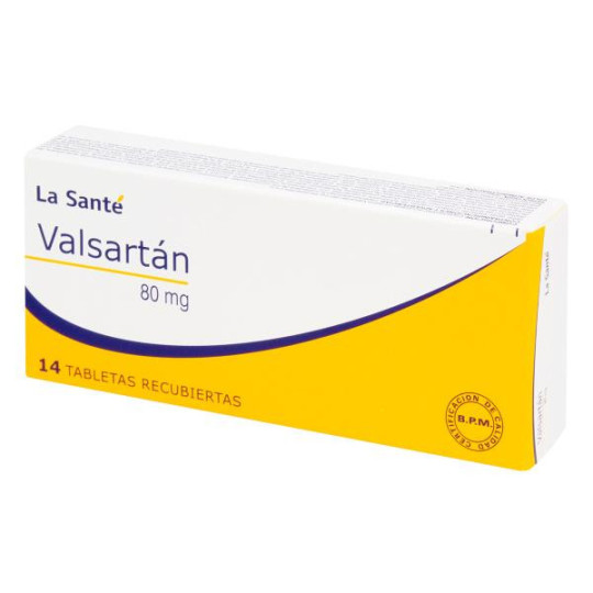 VALSARTAN 80 MG 14 TABLETAS LS VALSARTAN