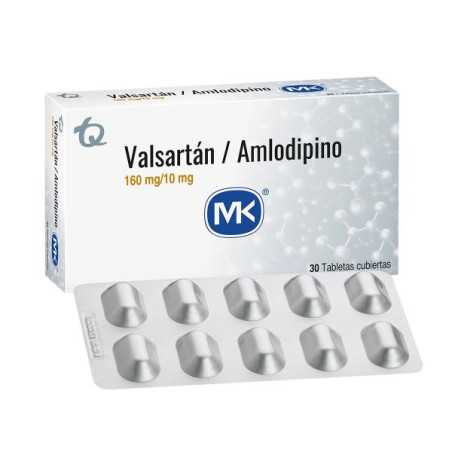 VALSARTAN/AMLODIPINO 160/10 MG X 30 TBL MK