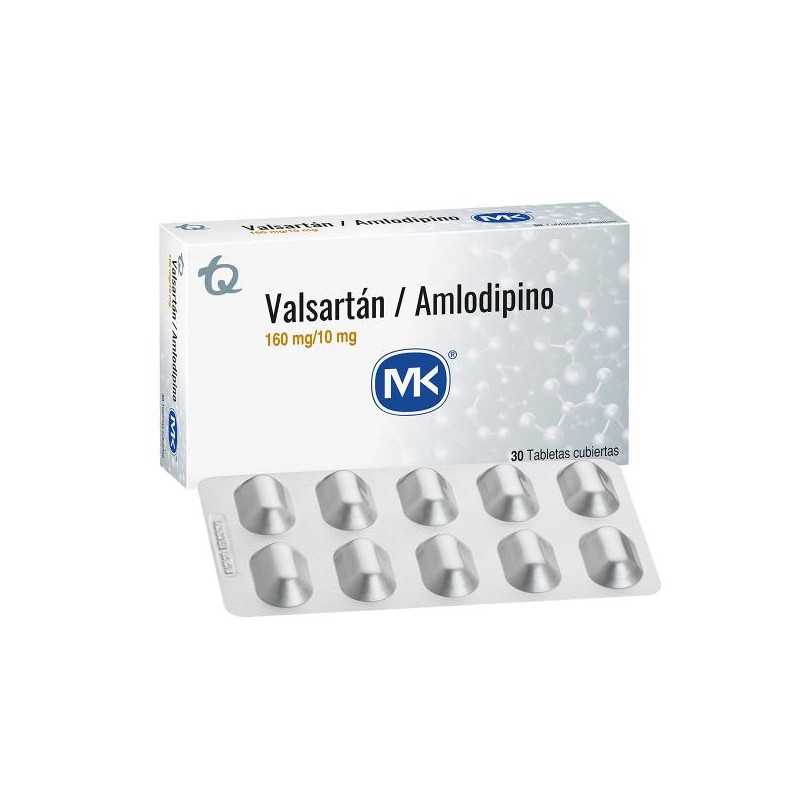 VALSARTAN/AMLODIPINO 160/10 MG X 30 TBL MK VALSARTAN/AMLODIPINO 160/10 MG X 30 TBL MK