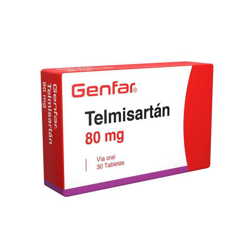 TELMISARTAN 80 MG 30 TABLETAS GF (A) TELMISARTAN