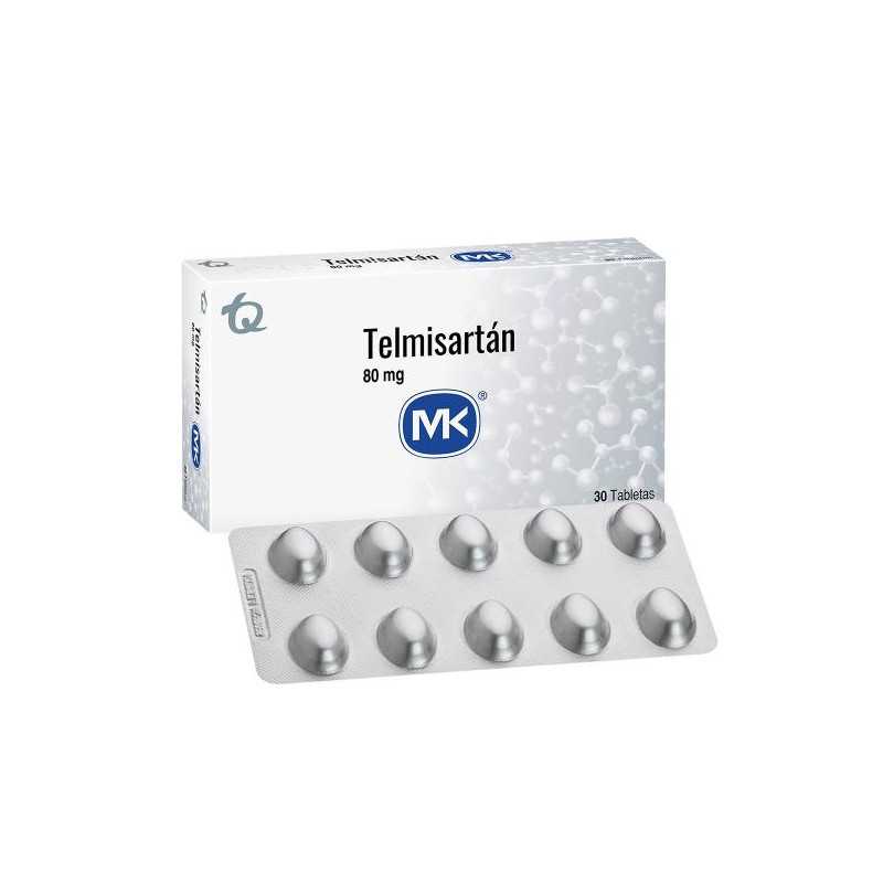 TELMISARTAN 80 MG 30 TABLETAS MK (A) TELMISARTAN 