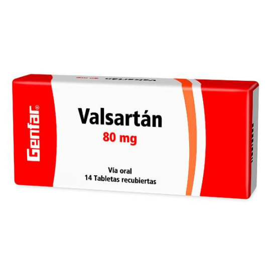 VALSARTAN 80 MGS X 14 TBS GF