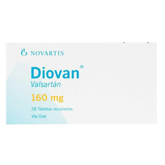 DIOVAN 160 MG 28 TABLETAS (A)(DA) VALSARTAN