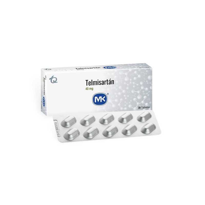 TELMISARTAN 40 MG 30 TABLETAS MK TELMISARTAN