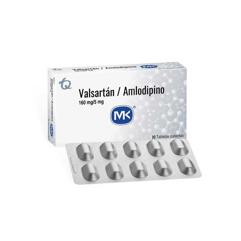 VALSARTAN/AMLODIPINO 160/5 MG X 30 TBL MK VALSARTAN/AMLODIPINO 160/5 MG X 30 TBL MK