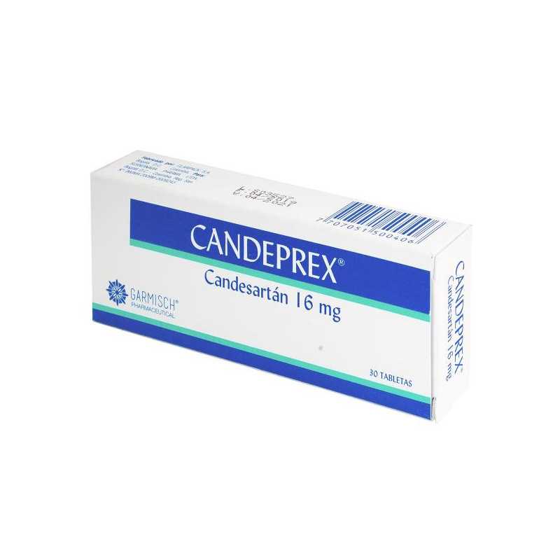CANDEPREX 16 MG 30 TABLETAS CANDESARTAN CILEXETILO 