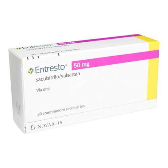 ENTRESTO 50 MG 30 COMPR (PB) SACUBITRILO/VALSARTAN