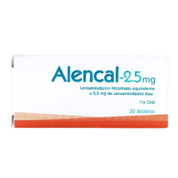 ALENCAL 2.5 MG 30 TBS AMLODIPINO