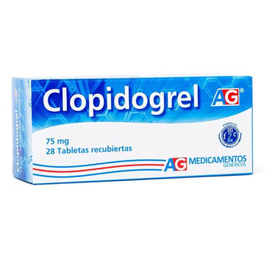 CLOPIDOGREL 75 MG 28 TABLETAS AG CLOPIDOGREL
