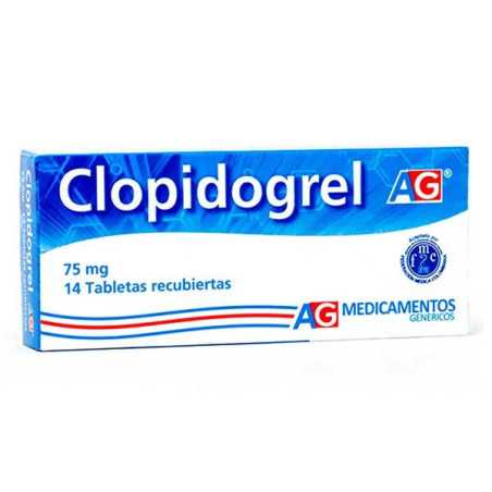 CLOPIDOGREL 75 MG 14 TABLETAS AG CLOPIDOGREL