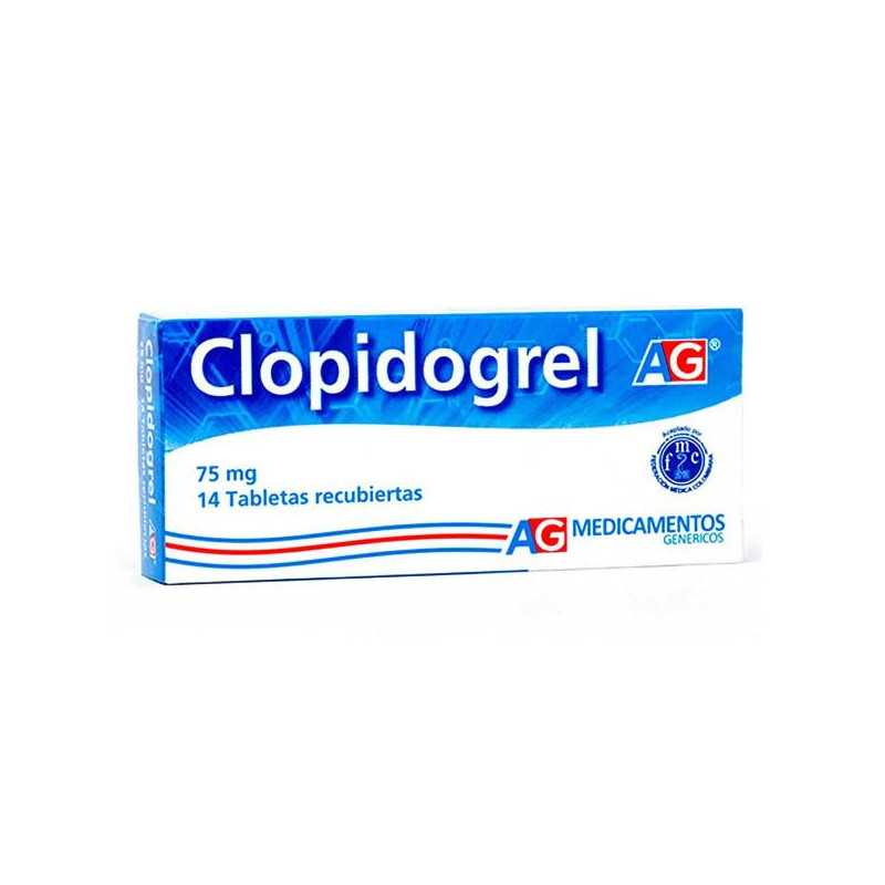CLOPIDOGREL 75 MG 14 TABLETAS AG CLOPIDOGREL
