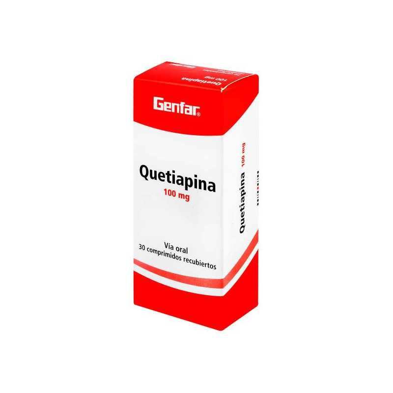 QUETIAPINA 100 MG 30 TBS W(P)43650 FUMARATO DE QUETIAPINA