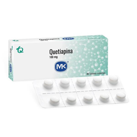 QUETIAPINA 100 MG 30 TBS MK(P)43654 FUMARATO DE QUETIAPINA