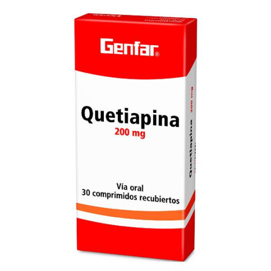 QUETIAPINA 200 MG 30 TBS GF(P)87300 FUMARATO DE QUETIAPINA QUETIAPINA 200 MG 30 TBS GF(P)87300 FUMARATO DE QUETIAPINA