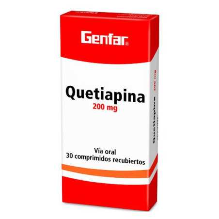 QUETIAPINA 200 MG 30 TBS GF(P)87300 FUMARATO DE QUETIAPINA