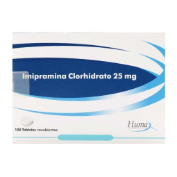 IMIPRAMINA 25 MG 100 TABLETAS HP IMIPRAMINA