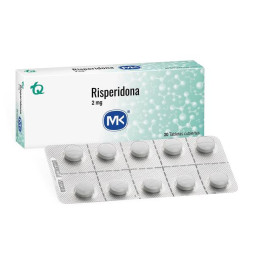 RISPERIDONA 2 MG 20 TABLETAS MK (DA) RISPERIDONA