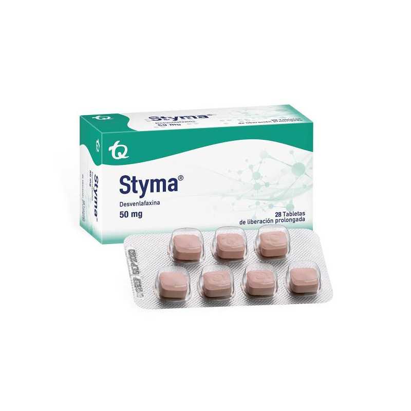 STYMA 50 MG 28 TABLETAS (A) DESVENLAFAXINA STYMA 50 MG 28 TABLETAS (A) DESVENLAFAXINA