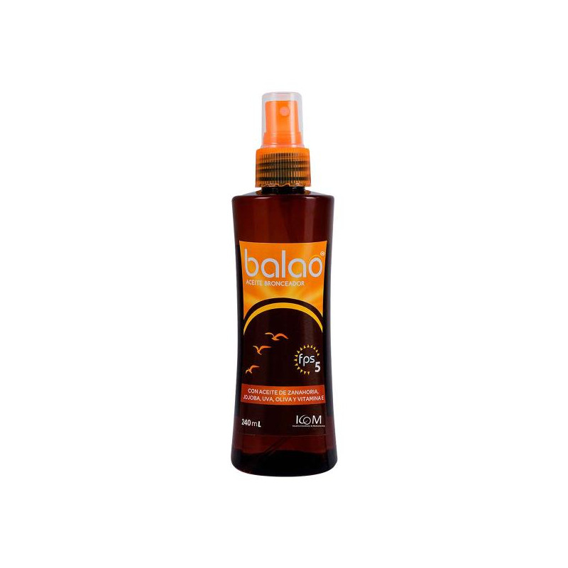 ACEITE BRONCEADOR BALAO ICOM SPF 5 SPRAY 240 ML (PUMCV)