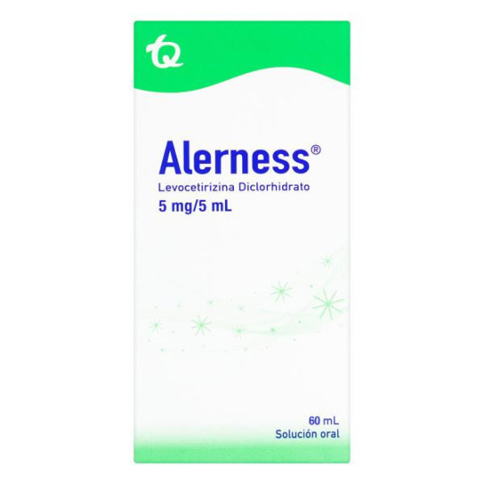 ALERNESS 5 MG/5 ML MK (LEVOCETIRIZINA) X 60 ML SOLUCION ORAL