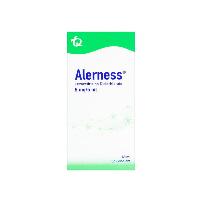 ALERNESS 5 MG/5 ML MK (LEVOCETIRIZINA) X 60 ML SOLUCION ORAL