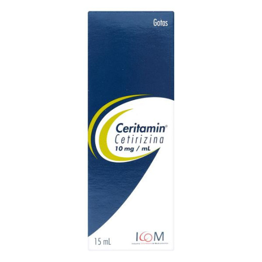 CERITAMIN GOTAS 10 MG 15 ML ICOM (PUMCV) (CETIRIZINA)