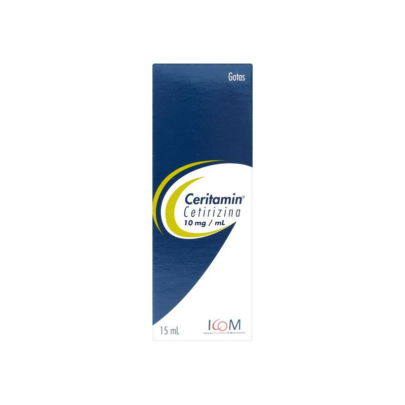 CERITAMIN GOTAS 10 MG 15 ML ICOM (PUMCV) (CETIRIZINA)