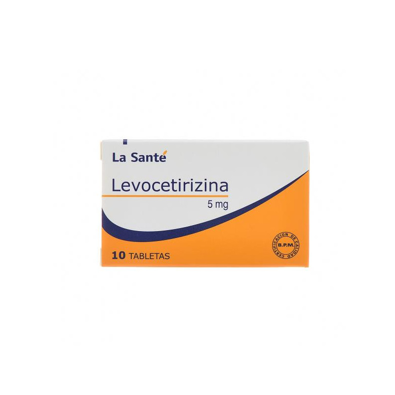 LEVOCETIRIZINA 5 MG 10 TABLETAS LS LEVOCETIRIZINA