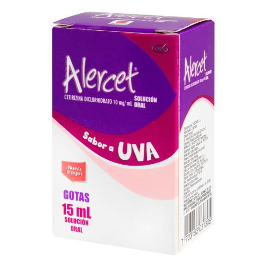 ALERCET GOTAS UVA 15 ML (DA) CETIRIZINA