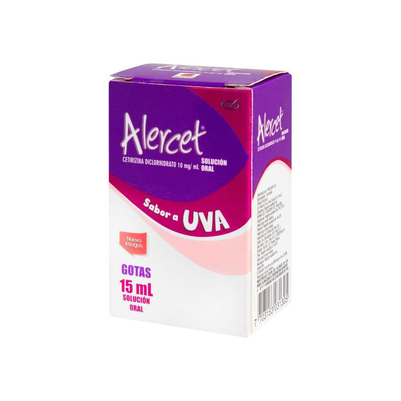 ALERCET GOTAS UVA 15 ML (DA) CETIRIZINA