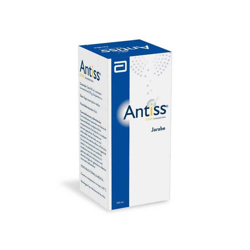 ANTISS 0.05 MG JARABE 100 ML (DA)(PB) LEVOCETIRIZINA